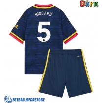Fotballdrakt Barn Arsenal Piero Hincapie #5 Bortedraktsett 2026-27 Kortermet (+ Korte bukser)